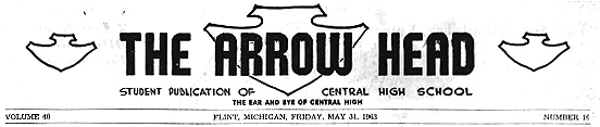 FCHS Arrow Head, May 31, 1963